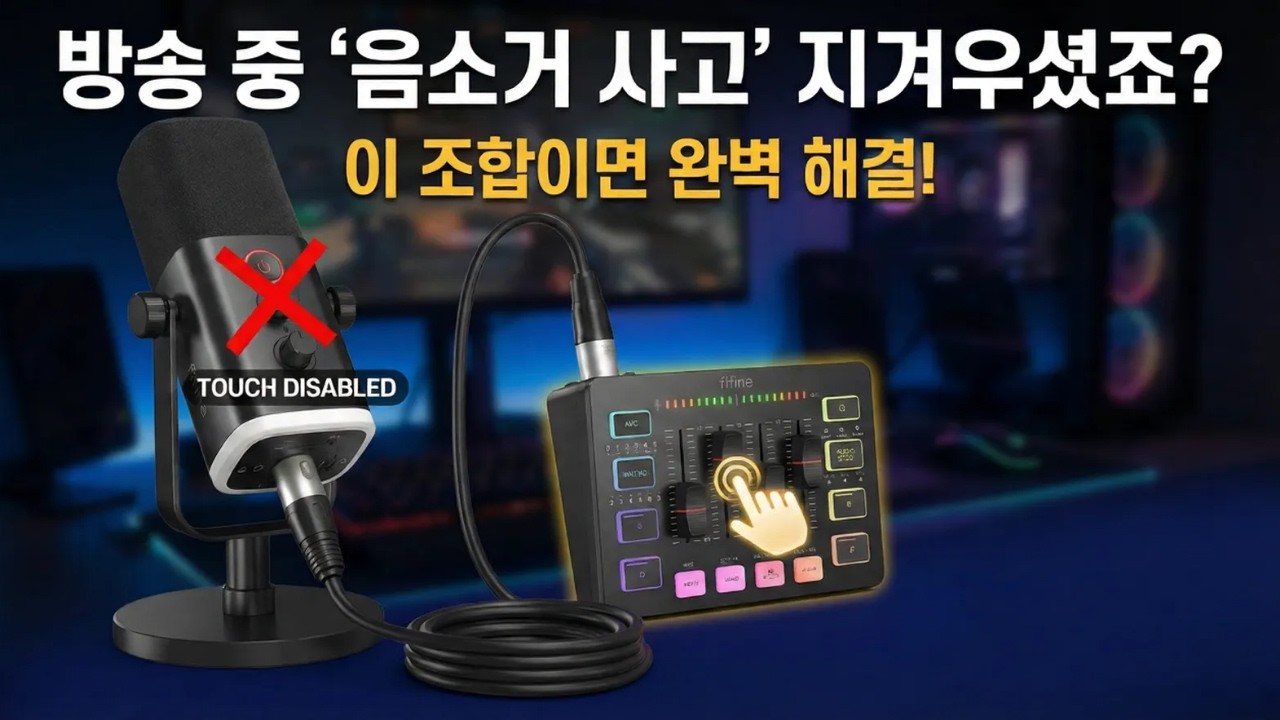 파이파인 AM8, USB 말고 XLR로 연결해야 하는 진짜 이유 알려드립니다. (ft. 방송사고 방지)
