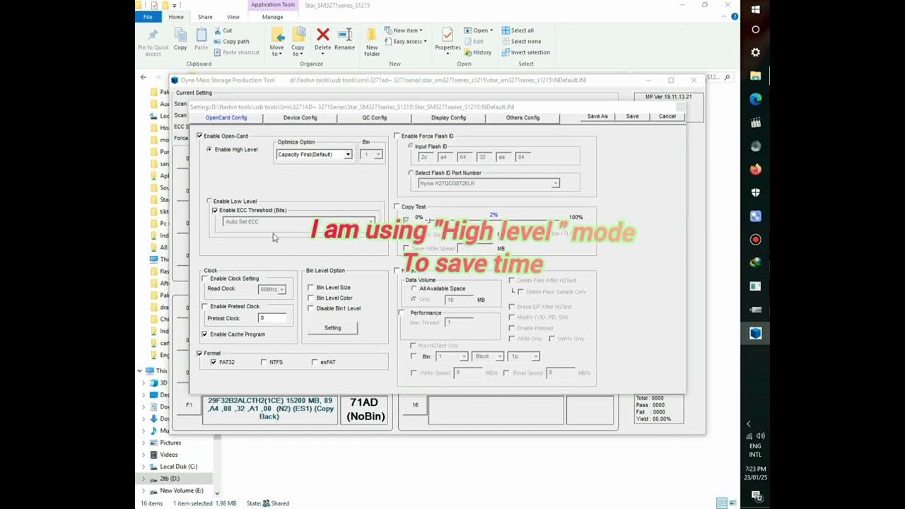 Fix unable to format usb flash drive vendor smi controll part no