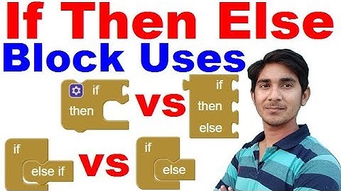 If then else block uses in thunkable, makeroid, appybuilder or app inventor in hindi tutorial