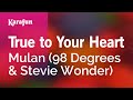 Karaoke True to Your Heart -  (98 Degrees & Stevie Wonder) *