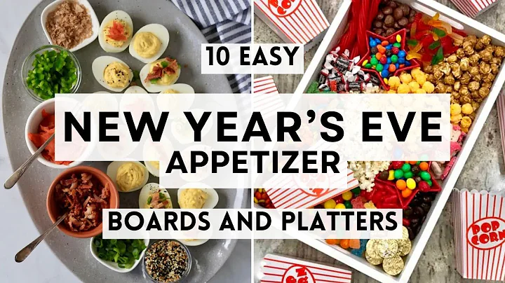 10 Easy NEW YEAR'S EVE Appetizer Boards and Platters Everyone Will Love #HolidayAppetizers