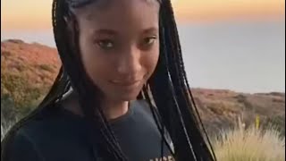 Willow smith showing off her hairstyle ❤️ troublechildyoungin