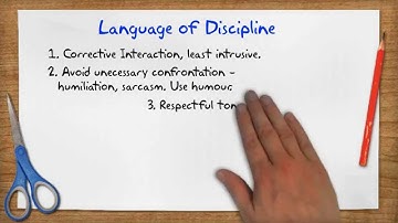language of discipline