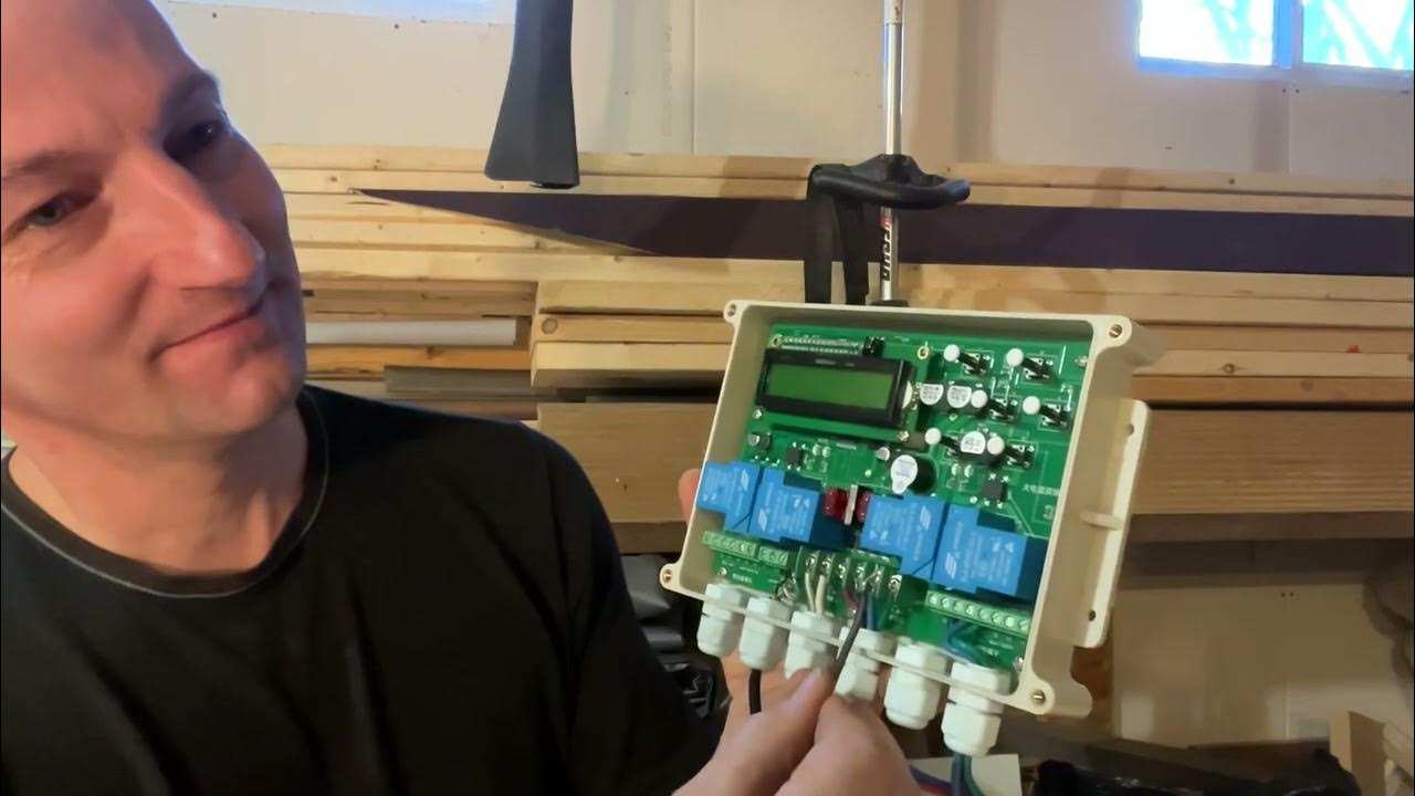 Solar tracker controller wiring - YouTube