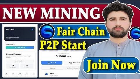 Fair Chain New Mining App | Fair Chain Token P2P Start | Fair Chain Token Swap Start | Rizwan Baloch