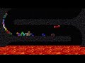 Escape from the Magma 2 - Survival Worm Vehicle Race in Algodoo