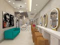 Beauty Salon Interior Design - Angel Unisex Salon designed by VIVEA CONSULTANTS