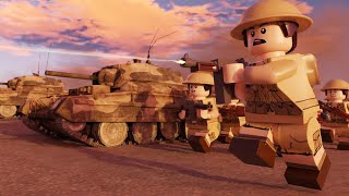 LEGO WW2 - The Second Battle of El Alamein - 3d animation