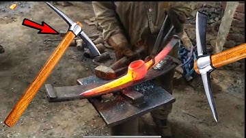 This Old Man Is Making Pickaxe | Forging a Pickaxe | Blacksmithing
