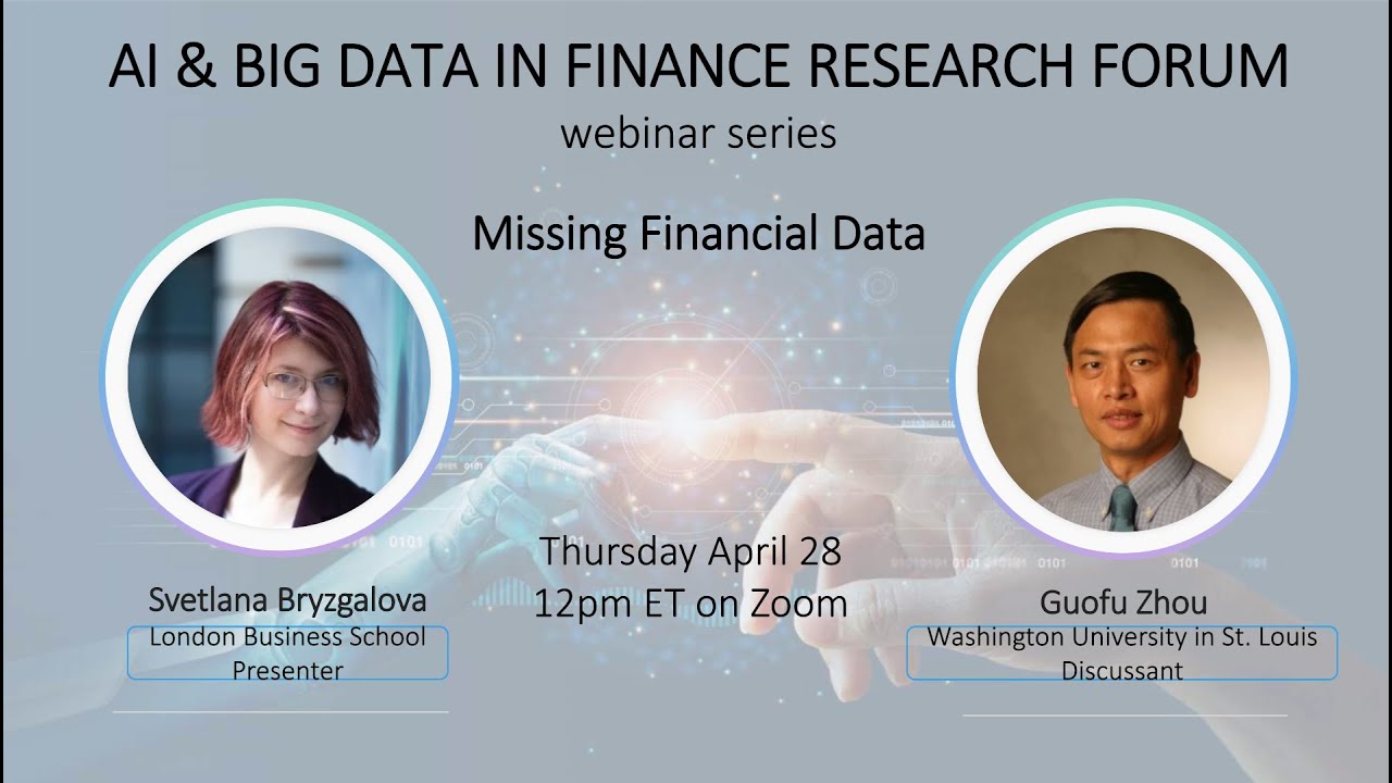 ABFR Webinar with Svetlana Bryzgalova and Guofu Zhou - YouTube