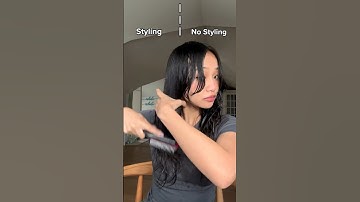 Styled VS Not Styled Wavy Hair