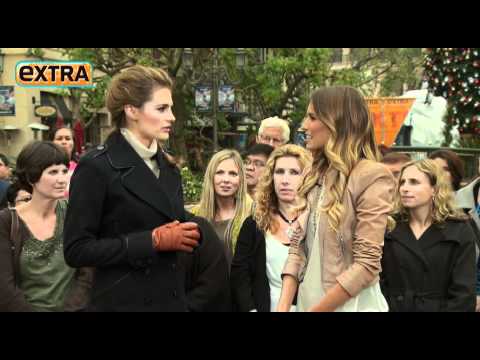 'Extra' Raw - Stana Katic At The Grove
