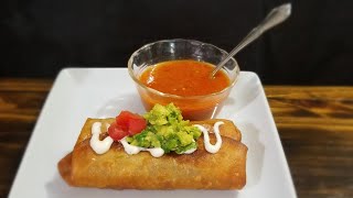 How to make CHIMICHANGAS  DELICIOUS BEEF RECIPE ... 