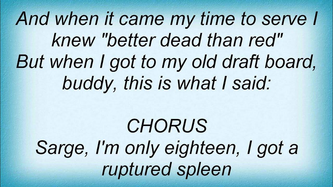 18044 Phil Ochs Draft Dodger Rag Lyrics YouTube