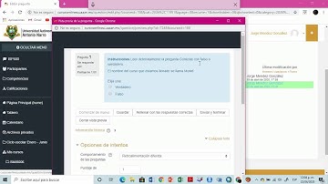 MOODLE_S2 COMO CREAR PREGUNTAS DE FALSO Y VERDADERO. PARA UN EXAMEN RAPIDO, USE ESTAS.