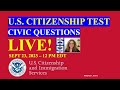 Practice Civics Questions LIVE with Essa Group