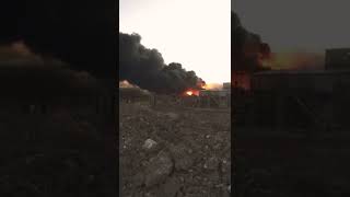 Kahramanmaraşta Geri Dönüşüm Fabrikasında Yangın 3 Temmuz 2022