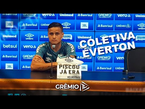 Coletiva com Éverton - 27/08 l GrêmioTV