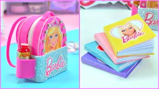 DIY BARBIE STATIONERY CRAFTS - BACK TO SCHOOL #barbie #schoolsupplies