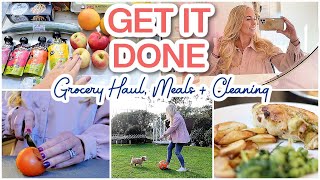 GET IT DONE |  Grocery Haul, Meal Plan, Cleaning, Invisalign, Puppy and Inspo!