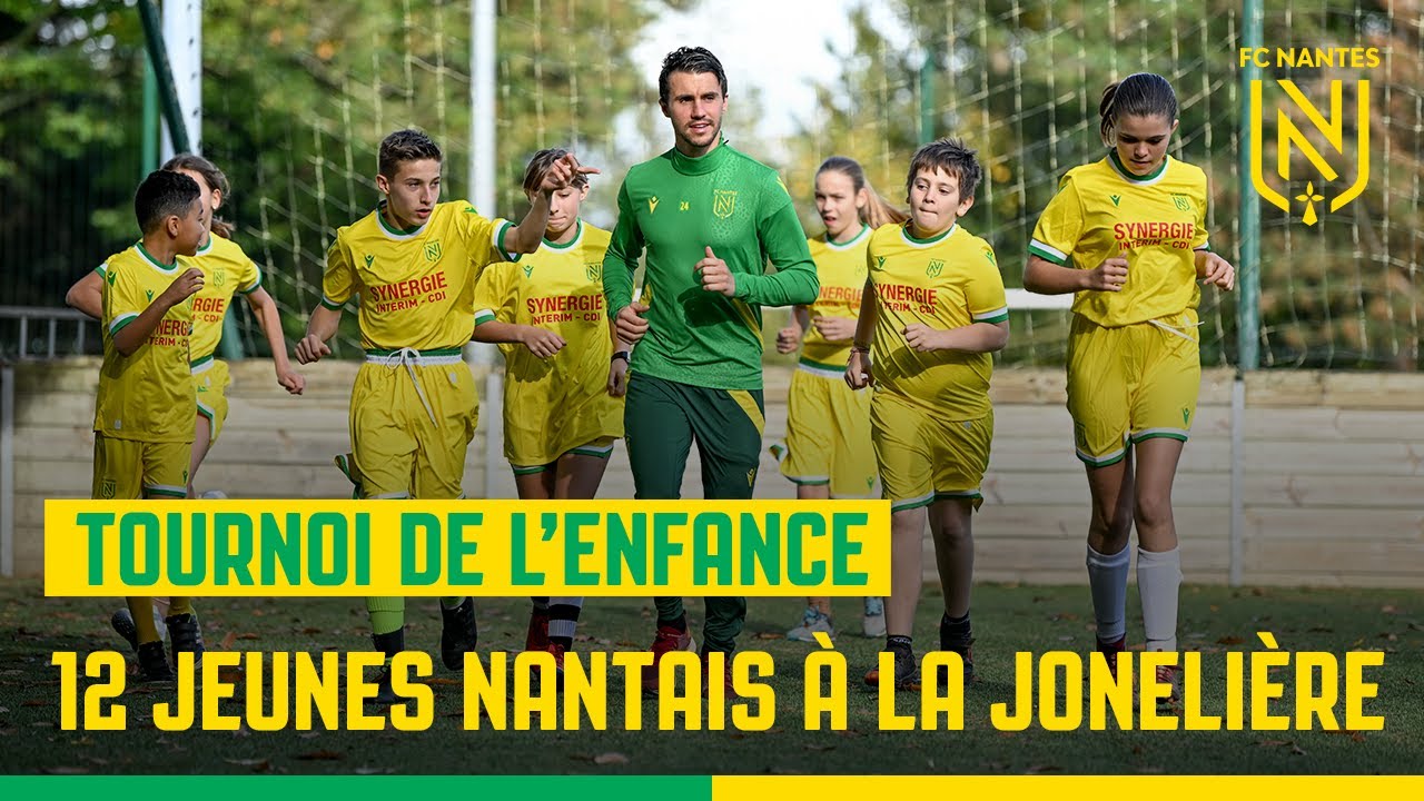 Sweat entraînement FC Nantes vert jaune 2022/23 sur