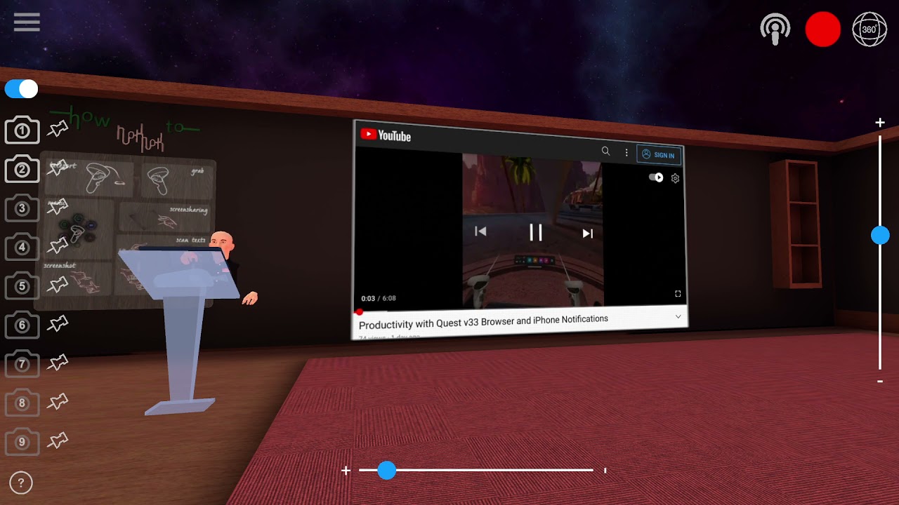 NokNok Quick Peek - Automate recording from within VR