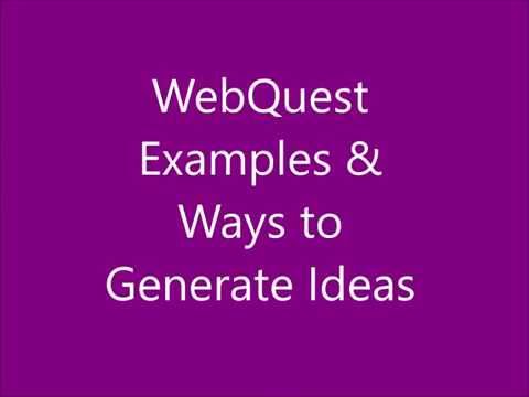 Video 4 WebQuest