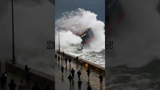 Download Lagu Dihantam Ombak Ganas! Kapal Kontainer Hampir Terbalik! #feed #disaster #shorts #viral #trending MP3