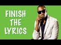 FINISH THE LYRICS: Songs of the 2000s