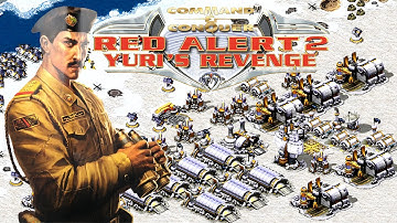 Red Alert 2 EXTRA HARD AI attractive map (3 Vs 1)