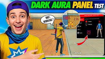 I Tried Dark Aura Panel Of Free Fire 😲 100% Headshot Rate ? 🔥Nalla Free Fire