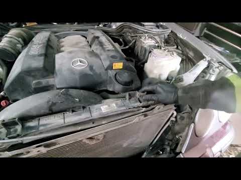 Mercedes W210 E430 Radiator Replacement. Defective New Radiator.