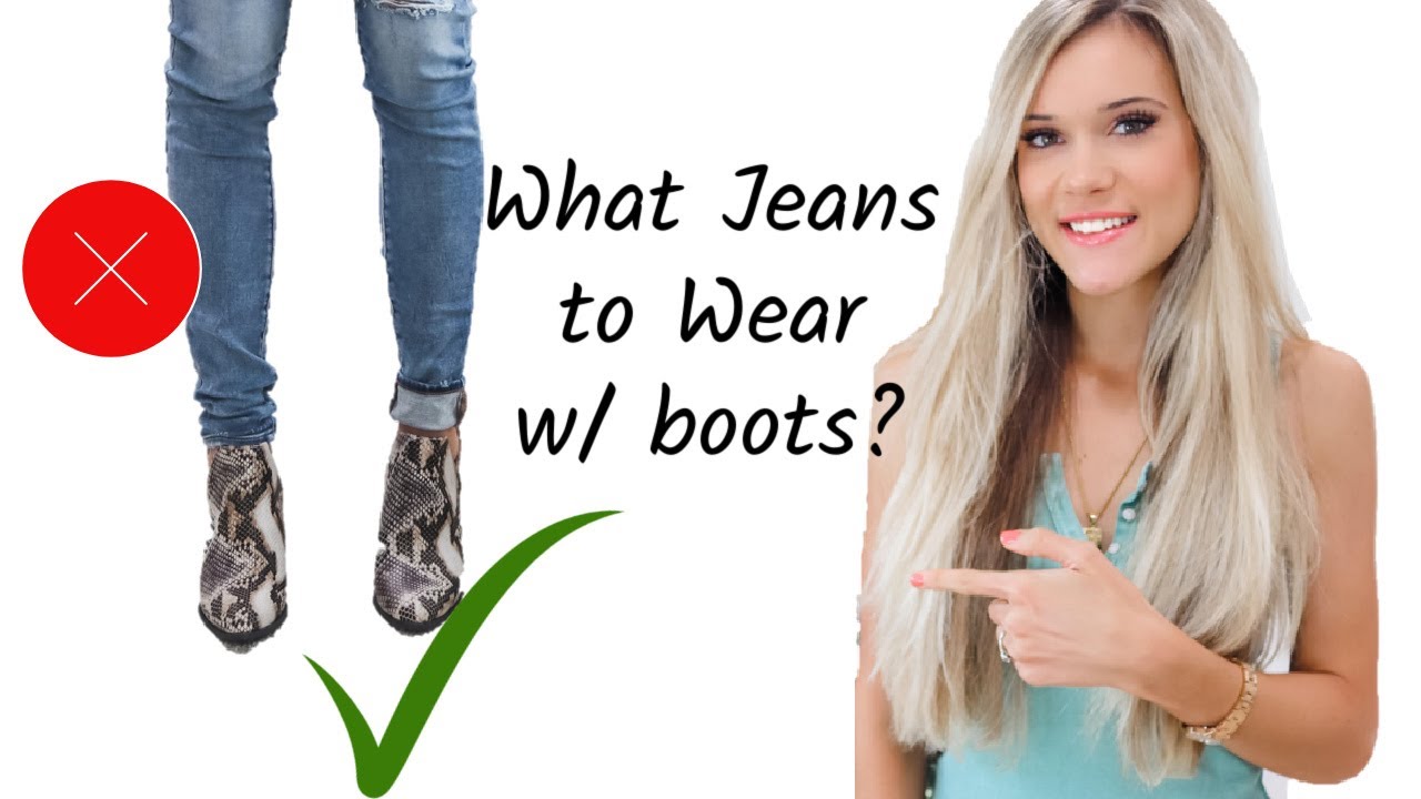 How to Wear Ankle Boots with Straight Leg Jeans - Merrick's Art