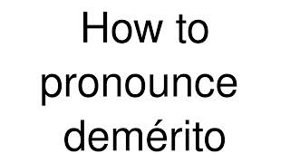 How to Pronounce \