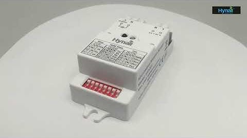 dual processor microwave motion detector hns201hb on and lux off 240vac