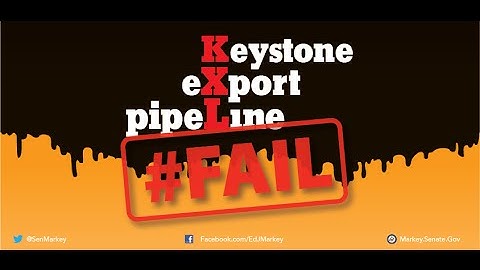 Markey:Upholding Veto Ends Republican Keystone Pipe Dream in Congress