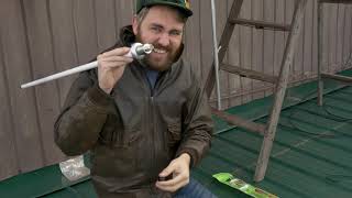 Comet GP-1 2m/70cm Ham Radio Antenna Installation