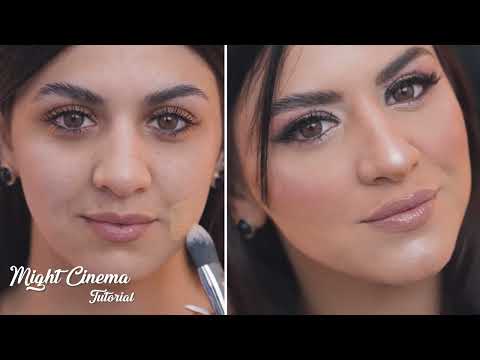 توتوريال لميك اب سهرات وخروجات بمنتجات وفرش مايت سينما