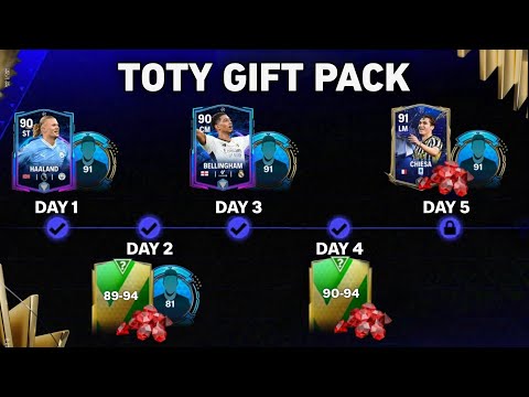 FREE 90/94 RATED TOTY GIFT PACK UPDATE!! DO THIS NOW TO GET THE BEST REWARD IN TOTY FC MOBILE 24!