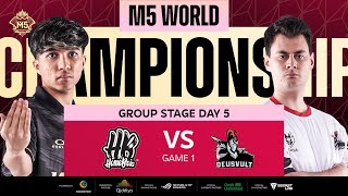 ENG M5 Group Stage Day 5 HB vs DEVU Game 1