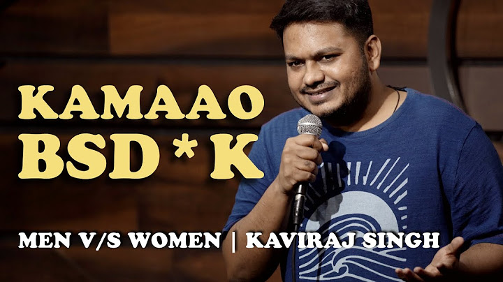 नर V/S मादा | STAND UP COMEDY | KAVIRAJ SINGH