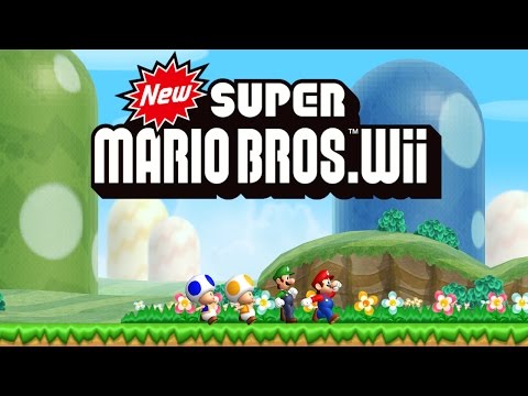 New Super Mario Bros. Wii Worlds 1 - 9 Full Game (100%)