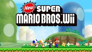 Feat hoofdzakelijk binair New Super Mario Bros. Wii Worlds 1 - 9 Full Game (100%) - YouTube