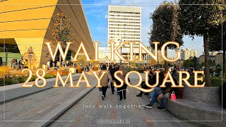 4K Discover Baku, 28 May Square November, 2024