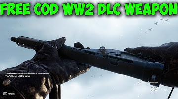 I UNLOCKED The "STEN" SMG For FREE In COD WW2!!  COD WW2 How To Unlock DLC WEAPONS For Free!!