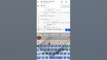 Heart print in c language || short love video status || #codingstatus programming status