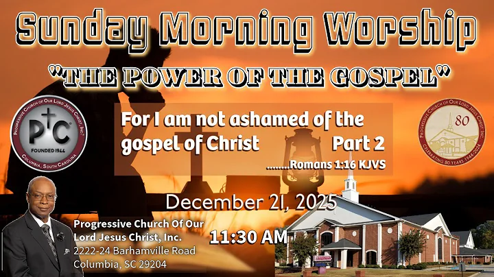 Sunday Morning Worship Service - December 21, 2025