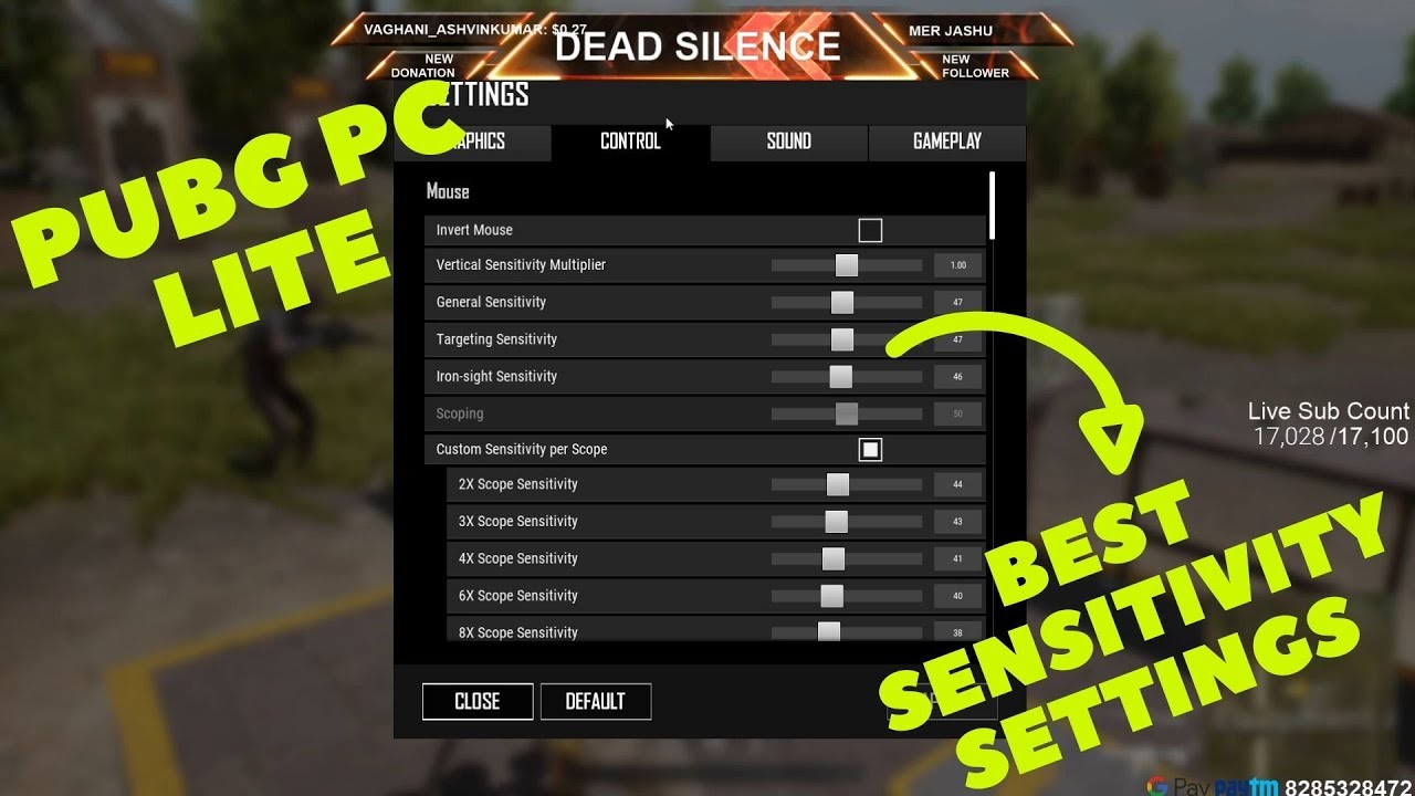 pubg pc lite | best sensitivity setting ever | you can perfect your aim, pu...