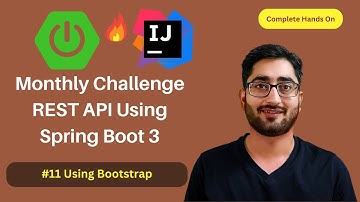 Bootstrap with Spring Boot Application | Spring Boot REST API to Full Stack Course | Video #11