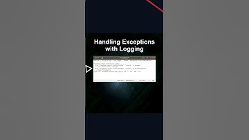 Handling Exceptions with Logging #ai #artificialintelligence #machinelearning #aiagent Handling